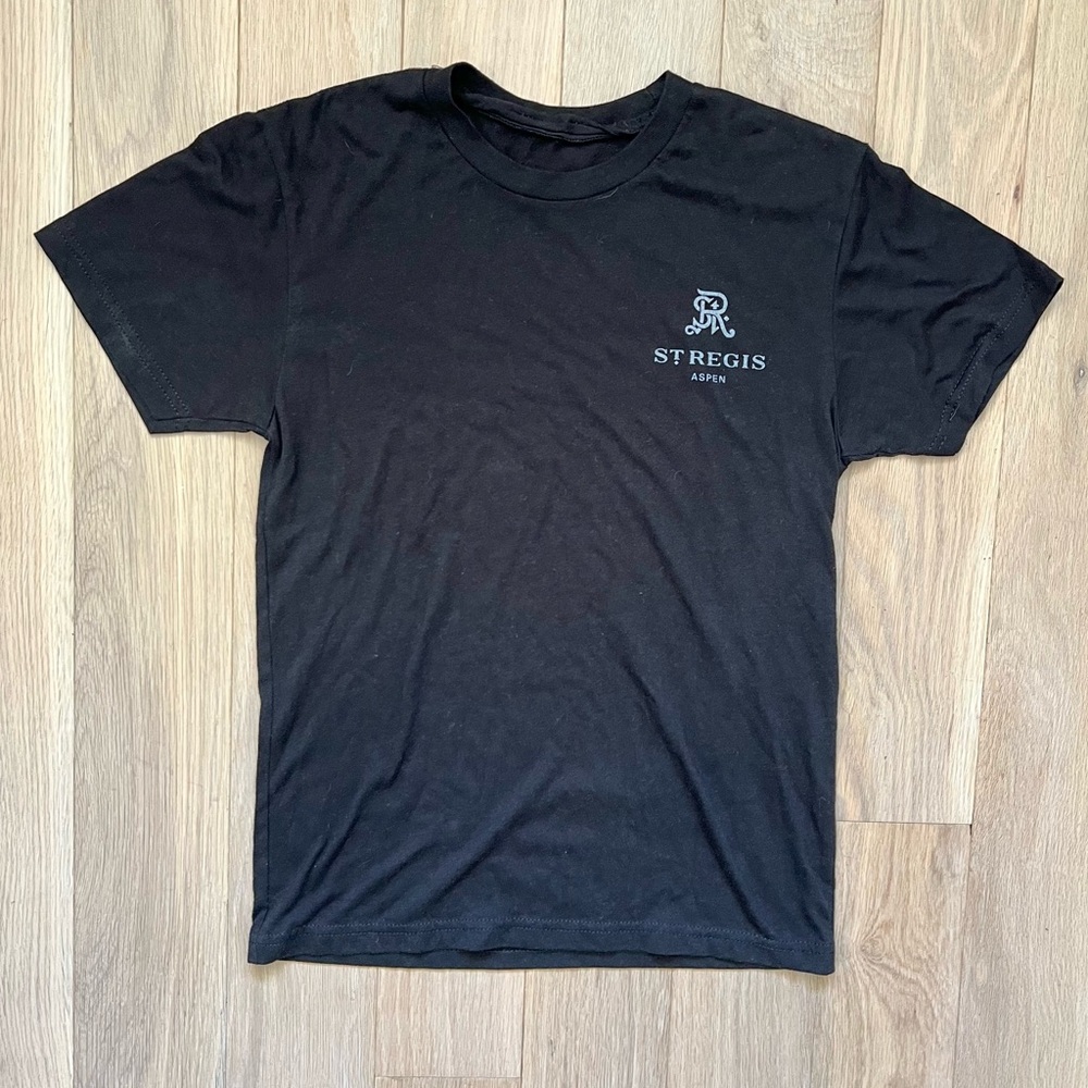 St. Regis Aspen Black Logo T-Shirt